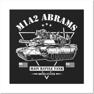M1A2 Abrams Tank Posters and Art